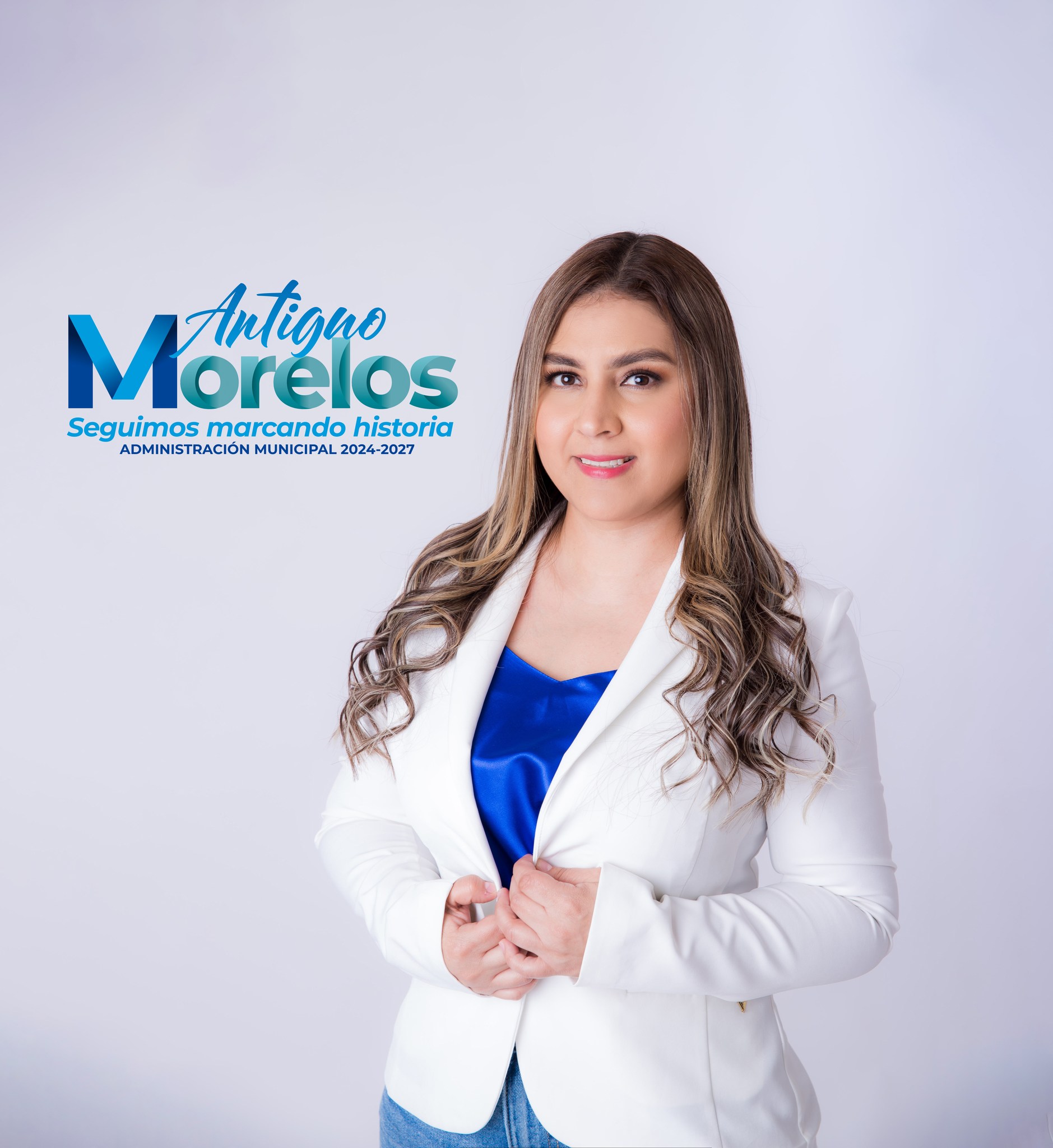 Foto de la Presidenta Municipal Evangelina Ávila Cabriales
